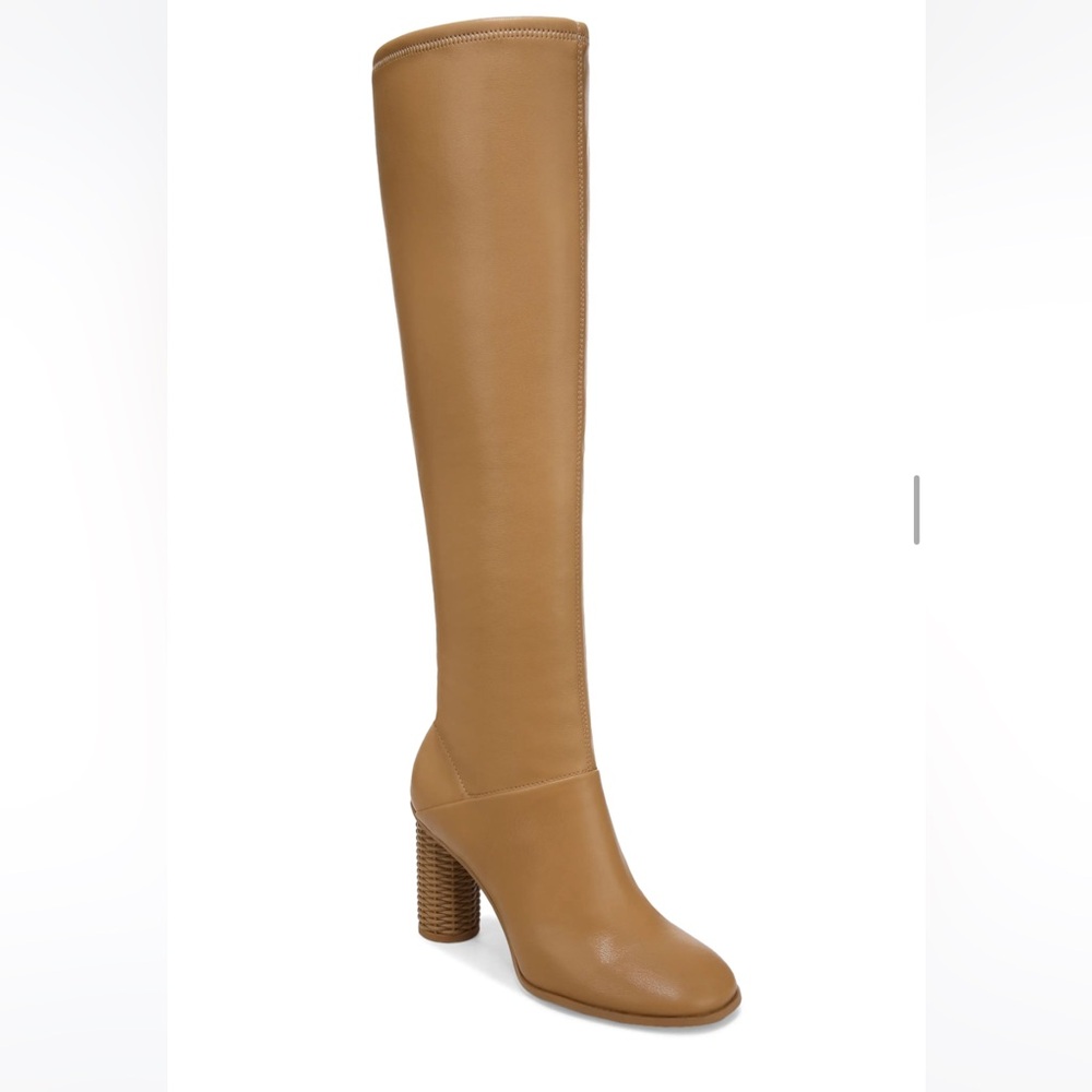 Franco Sarto Cindy tall camel wide calf 8.5 M